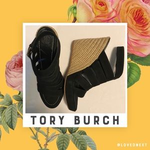 NWOT Tory Burch ‘Bailey’ suede wedges | Sz 10.5